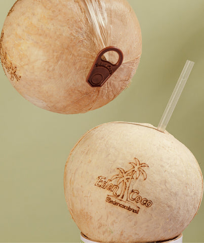 A evolução daágua de coco, 100% natural e sem conservantes