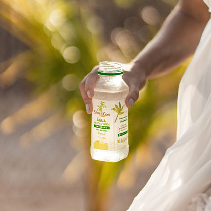 Kit 6 unidades: Água de Coco in Natura EdenCoco® – Coco Verde na Garrafa 300ml